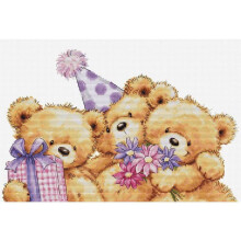 Kit de broderie Luca-S Ours à trois fêtes
