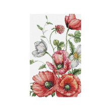 Kit de broderie Luca-S Les coquelicots des champs