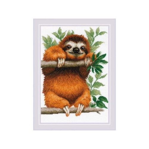 Riolis Kit de broderie Paresseux