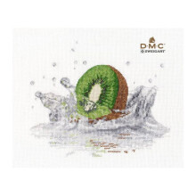 Kit point de croix compté - OVEN - 1403 Kiwi - Toile Aida 14ct - 22x18 cm - 15 couleurs