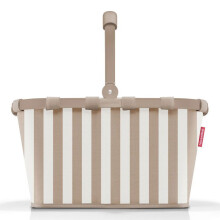 reisenthel Panier Ă provisions taupe blanc pour femme et homme - Carrybag L Summerstripes Coffee 344838