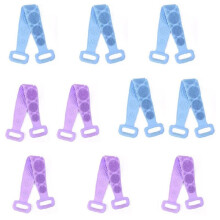 Body Sponge Silicone Brush Bath Towels Scrubber Rubbing Back Peeling Massage Shower Belt Skin Clean Brushes +