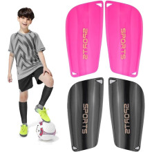 2 Pairs Kids Soccer Shin Guards EVA Lightweight Protective Pads 3-15Y,M