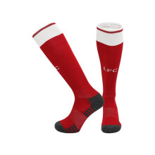 (LFC red, M) 26-27 Kids Football Grip Socks High Knee & Long Football Training Socks - Breathable Cushioned Socks Children
