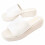 (Wit, 40) Damessandaal Van Leer. Wikers Elba 83720 1