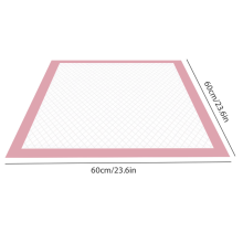 Couche pour chien Rose, 45x60cm, Lot de 50 pièces, Matériau absorbant et imperméable
