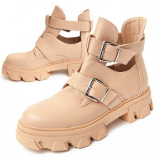 (Beige, 40) Damen-stiefeletten Für Den Alltag. Montevita Bottivita6 93901