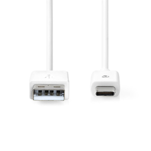 USB-C til USB-A-kabel, 1 m, 480 Mbps, svart