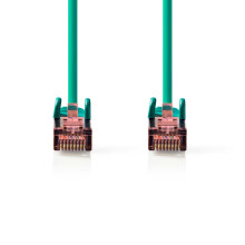 CAT6 Nettverkskabel | RJ45 Han | RJ45 Han | S/FTP | 0.25 m | Rund | LSZH | Grøn | Label