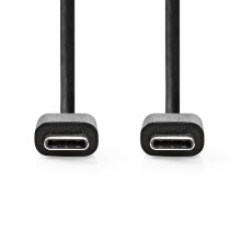 USB-C til USB-C-kabel, 3 m, 60 W, 480 Mbps, svart