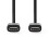 USB-C til USB-C-kabel, 3 m, 60 W, 480 Mbps, svart 1