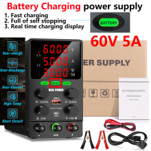 Alimentation à découpage laboratoire réglable 60V 5A, avec écran LED et protection CC/CV