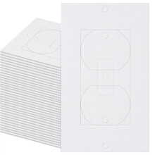 Electrical Outlet Insulation Pads, 100Pcs EVA Foam Gasket for Wall, Switch Socket Cover, White