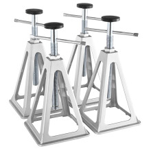 SucceBuy Lot de 4 Vérins de Stabilisation pour Camping-car, Aluminium, 6000 lbs, Réglables 280-435 mm