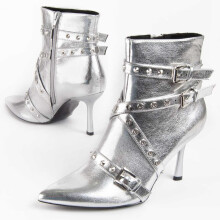 (Silber, 40) Damen-ankle-boots Mit Absatz. Montevita Botinia14 100648