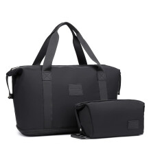 Kono Sac de Voyage, Sac de Sport et Cosmétique 36L, Imperméable, Noir