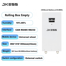 JKBMS Boîtier de batterie DIY vide, pour stockage d'énergie domestique