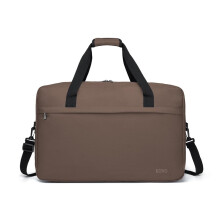 KONO Sac de voyage, bagage à main cabine 55x35x25 cm, tissu Oxford, marron