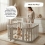 Venture All Stars Baby Playpen - Grey 3