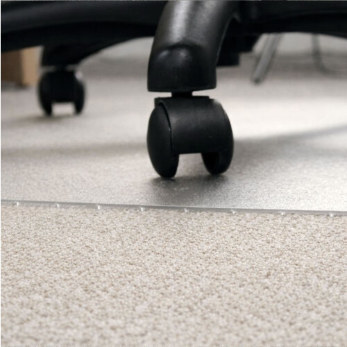 Marvelux Large PVC Office Chair Mat for Low Pile Carpets 120 x 150cm, Rectangular 2