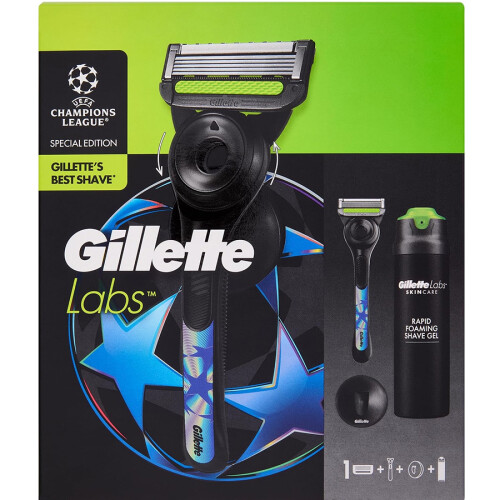 Gillette GilletteLabs Men's Razor UCL Special Edition Black