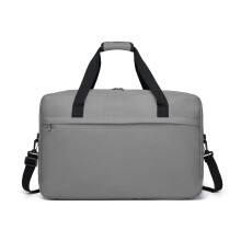 KONO Sac de voyage Gris, bagage cabine 55x35x25 cm, tissu Oxford, 38 L pour voyage et fitness