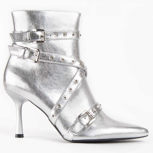(Silber, 40) Damen-ankle-boots Mit Absatz. Montevita Botinia14 100648 1