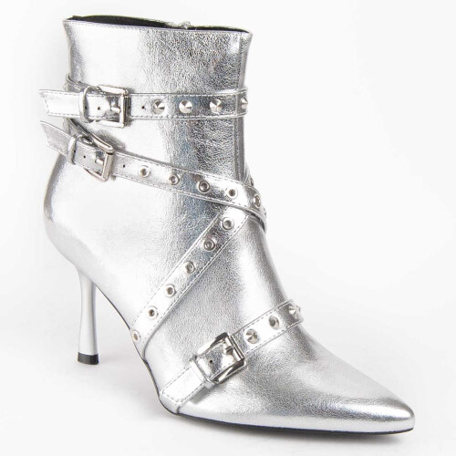 (Silber, 40) Damen-ankle-boots Mit Absatz. Montevita Botinia14 100648 2