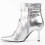 (Silber, 40) Damen-ankle-boots Mit Absatz. Montevita Botinia14 100648 5