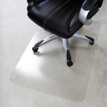Marvelux Enhanced Polymer Clear Office Chair Mat for Standard Pile Carpets, 90 x 120cm Rectangular