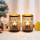 2 Night LED Lamps Battery Operated Star Lights 4