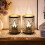 2 Night LED Lamps Battery Operated Star Lights 6