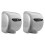 MAXBLAST Automatic Hand Dryers 2 x Electric PowerfulToilet Drying Speed Drier Machine 9