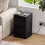 Vida Designs (Black) Denver 2 Drawer Bedside Chest with Power Outlet, Modern Nightstand Storage Table 2