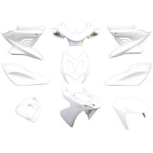 Kits Carenagem Nitro - Aerox 9-pç Branco Fosco