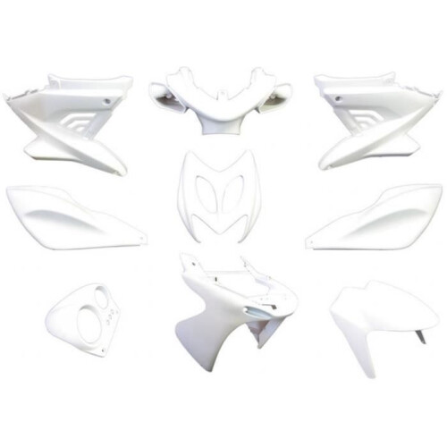 Kits Carenage Nitro - Aerox 9-delig Wit Mat