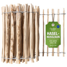 Creative Home Staketenzaun 60cm hoch und 5m lang | Lattenabstand 3-5 cm