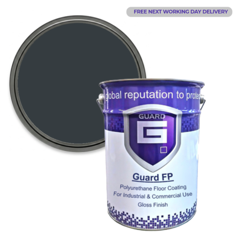 (Dark Grey) Guard FP Industrial Grade Floor Paint Gloss 5 Litre