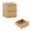Vida Designs (Pine) Denver 2 Drawer Large Bedside Chest with Power Outlet, Modern Nightstand Storage Table 5