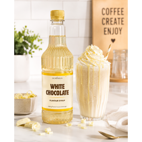Lichfields White Chocolate Flavour Syrup 1L 1