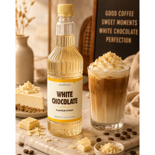 Lichfields White Chocolate Flavour Syrup 1L 2