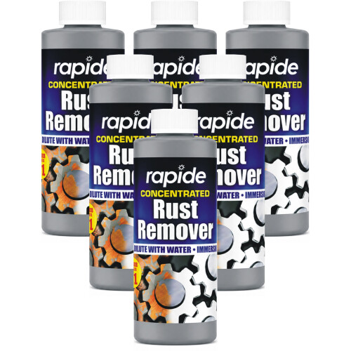 6 x 200ml Concentrated Rust Remover rust nut bolt