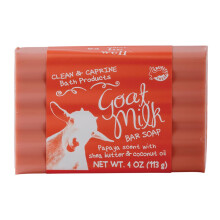 San Francisco Soap Company Ziegenmilchseife - Papaya & Ziegenmilch (113g) | Feuchtigkeitsspendende Naturseife