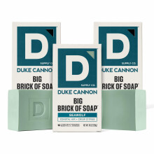 Duke Cannon Big Brick of Soap Seawolf 3er-Pack - 10 oz Herren Seife, Frischer Aquatischer Duft