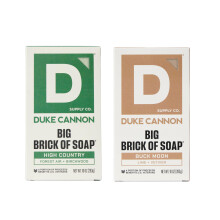 Duke Cannon Outdoor Zeep 2-Pack Hoge Land & Buck Moon - 10 oz Stukken met Birchwood Tonka & Vetiver Eikenmos Geuren