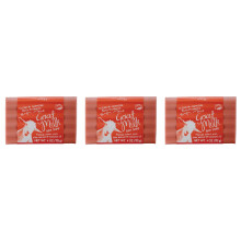 San Francisco Soap Company Ziegenmilchseife 3er Pack - Papaya & Ziegenmilch (4 Unzen x 3)