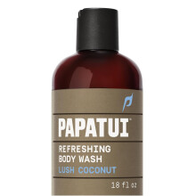 PAPATUI von Dwayne Johnson Erfrischendes Duschgel für Männer | Peeling, feuchtigkeitsspendend & mit Kokosöl | Üppige Kokosnuss | 18 oz
