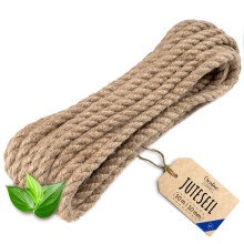 Creative Deco Juteseil | 10m Lang | 10mm Dick | Hanfseil