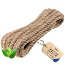 Creative Deco Juteseil | 10m Lang | 20mm Dick | Hanfseil