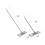JVL Extendable Microfibre Mop, Grey 15